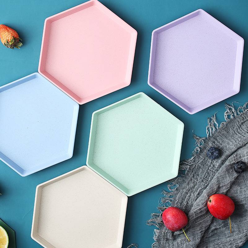 Đĩa Ăn Hình Dáng Lục Giác Độc Đáo | BigBuy360 - bigbuy360.vn