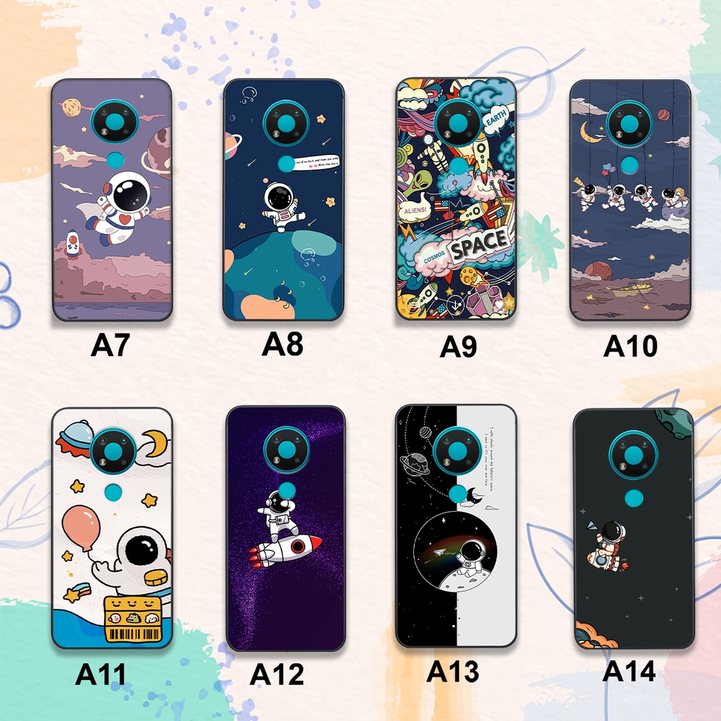 Ốp lưng Nokia 3.4 in hình phi hàng gia vũ trụ độc lạ đẹp