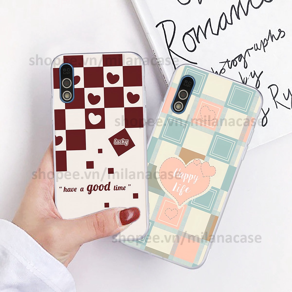 Ốp Vsmart Bee / Bee 3 caro họa tiết nhiều màu sắc siêu đẹp thời trang cá tính