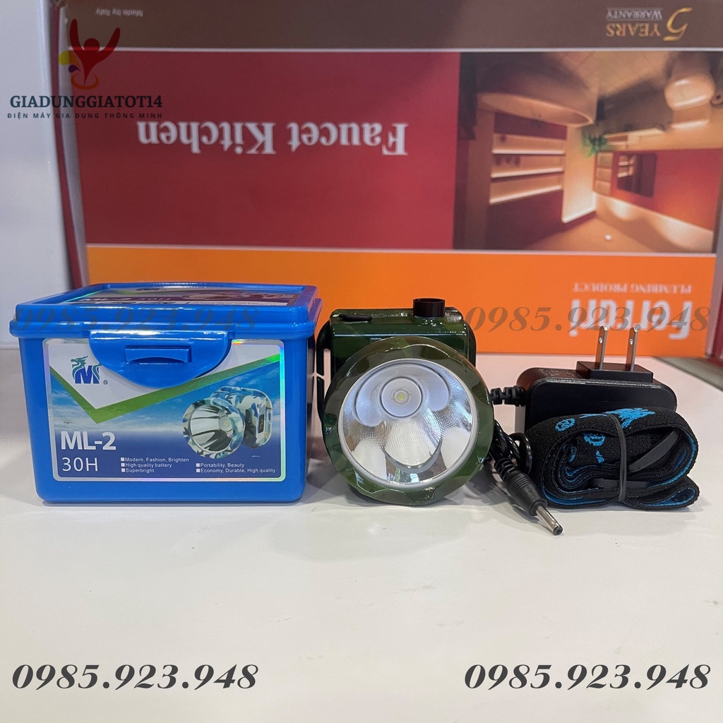 Đèn sạc đội đầu chống thấm nước ML2