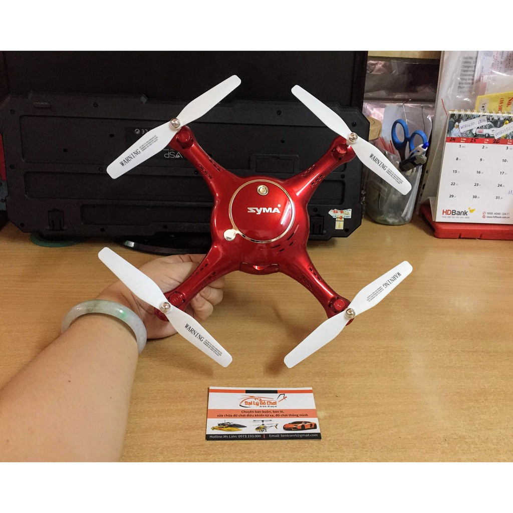 [RUBYRC] Flycam Syma X5UW có chế độ không đầu và giữ độ cao vượt trội tại RUBYRC