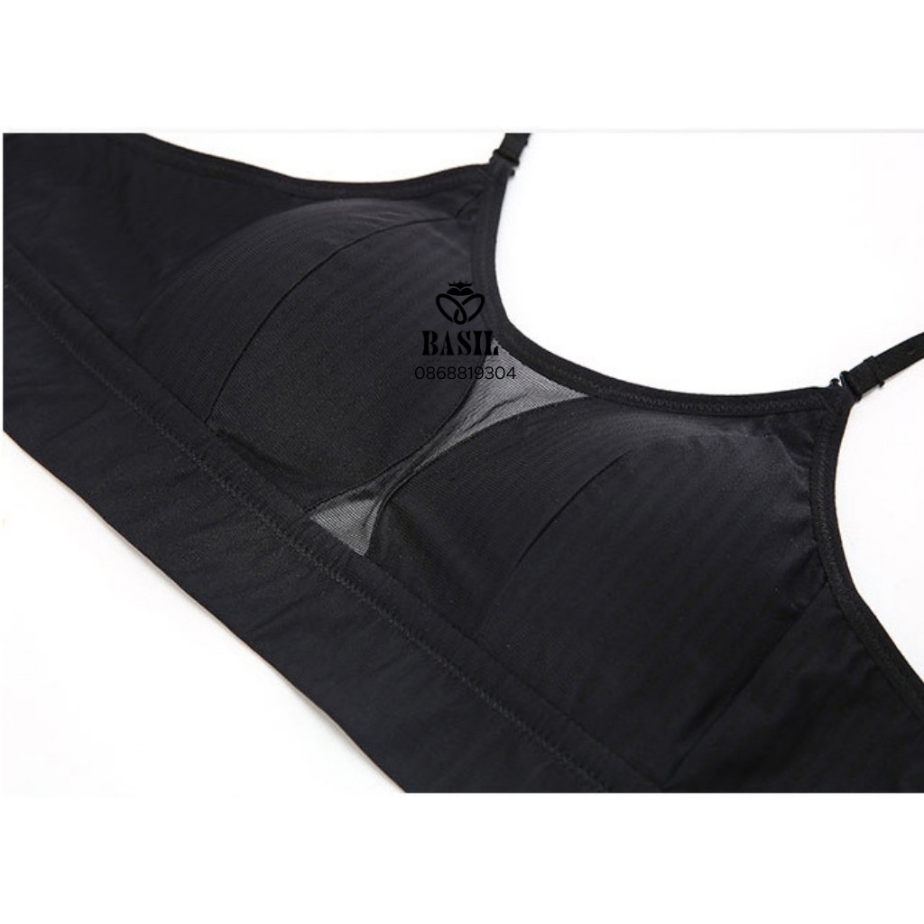 Áo lót SS05 Basil nữ Bralette trơn hở lưng đệm mỏng mềm nhẹ cao cấp