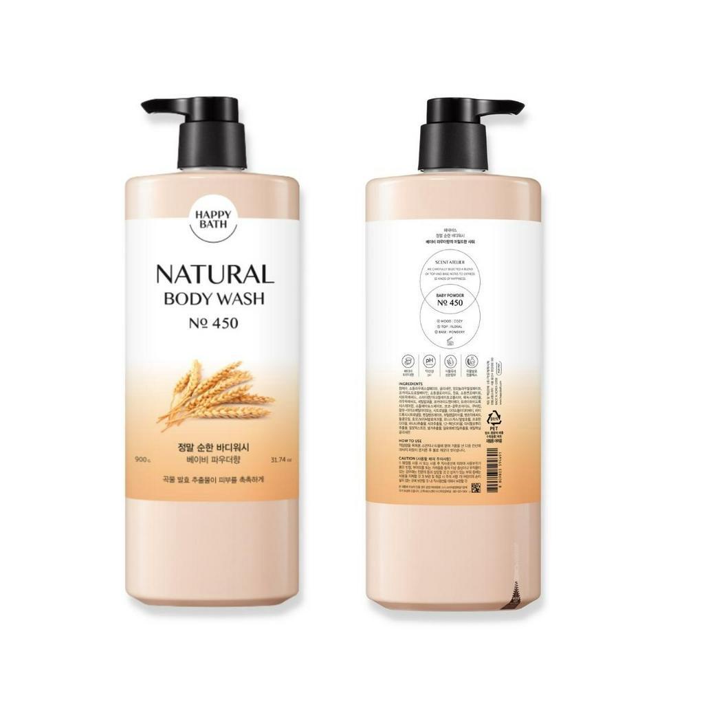 Sữa Tắm Happy Bath Natural Real Mild 900gr