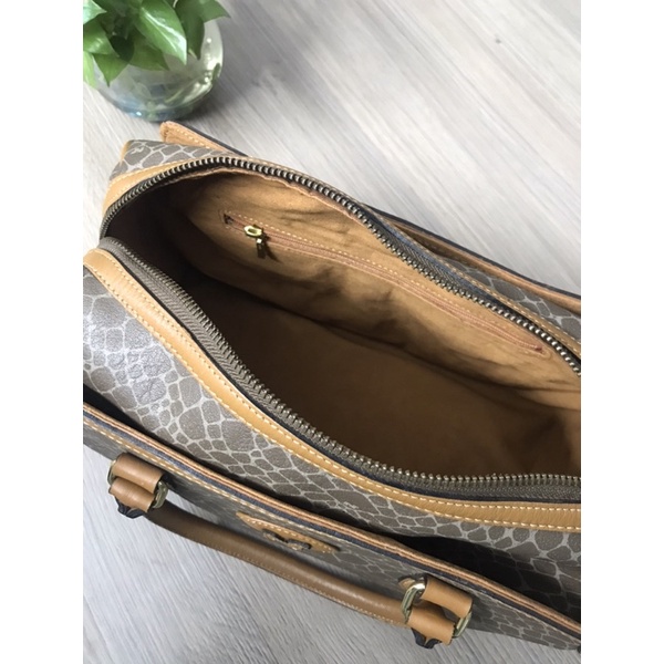 Túi da công sở dáng trống Nina Ricci - used bags