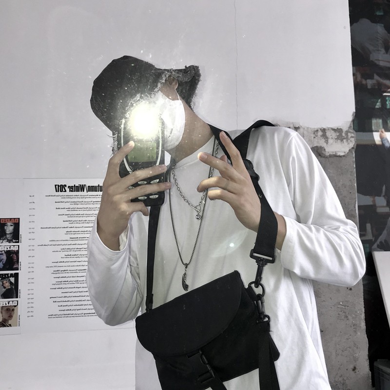 Túi đựng điện thoại đeo chéo màu trơn thời trang nam nữ 22784