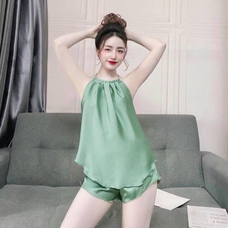 Đồ ngủ nữ, đồ ngủ lụa yếm sexy gọi cảm giá siêu rẻ | BigBuy360 - bigbuy360.vn