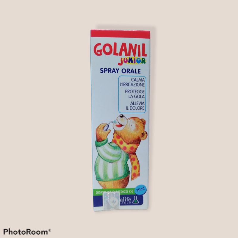 Golanil junior spray giảm ho, sát trùng họng cho bé yêu