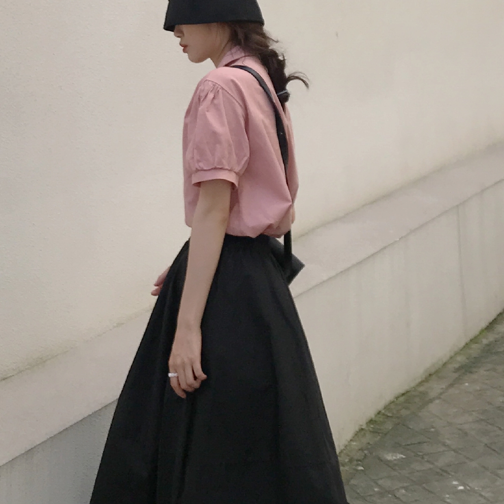 Áo Thun Tay Ngắn Màu Hồng Xinh Xắn Cho Nữ | BigBuy360 - bigbuy360.vn