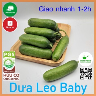 [SP Hữu Cơ] Dưa Leo Baby Tươi Mới Về, Chuẩn Sạch Organic Không Hoá Chất, Giao Nhanh Hoả Tốc 1-2h (HCM)