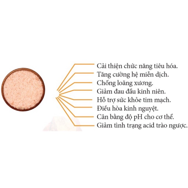 500g Muối hồng / muối hồng Himalaya hạt mịn nấu ăn, nấu sữa...