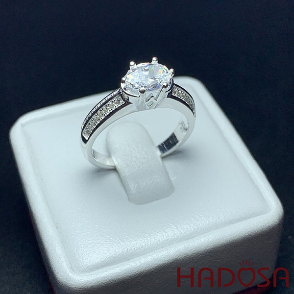 Nhẫn bạc nữ S925 cao cấp Hadosa- WSRR0055S