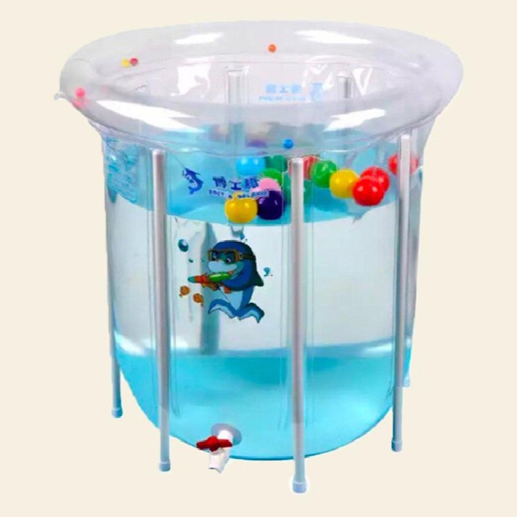 BỂ BƠI THÀNH CAO DOCTOR DOLPHIN 80x80 CHÍNH HÃNG [TẶNG KÈM PHAO CỔ]