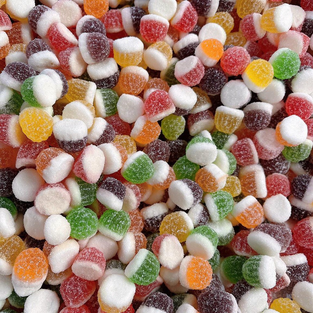 0.5KG KẸO GÔM DẺO BỌC ĐƯỜNG VỊ TRÁI CÂY SIÊU NGON
