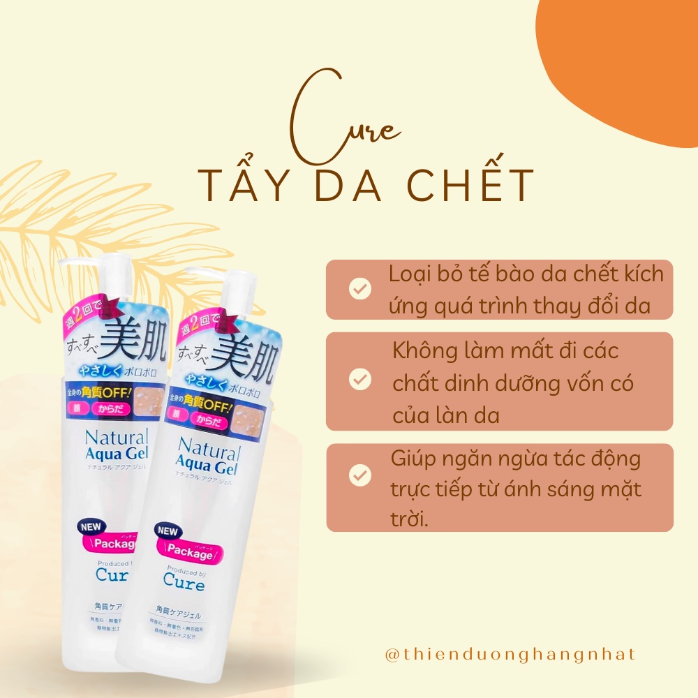 Tẩy da chết cure Nhật Bản 250gr
