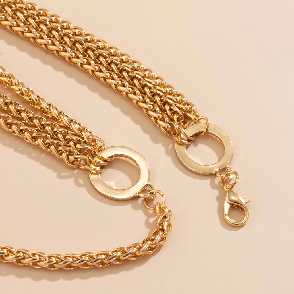 Thắt lưng kim loại nhiều lớp cho nữ