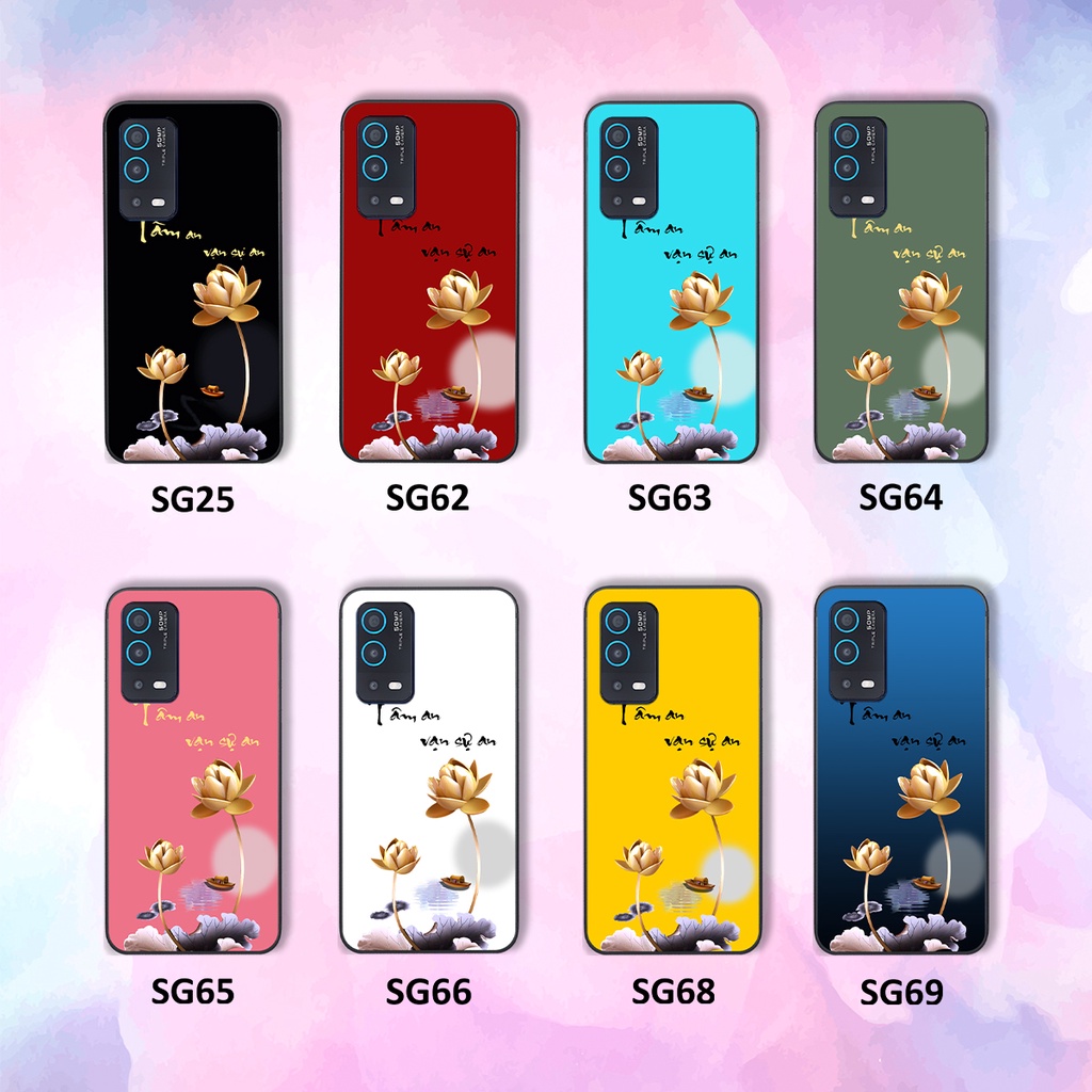 Ốp Oppo A54 / A55 in hình ốp tâm an vạn sự an, ốp lưng SonCase.