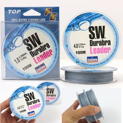Dây Dù Câu Cá Siêu Bền DAIWA SW Durabra Nhật Bản dài 100m đủ size từ 1 đến 10