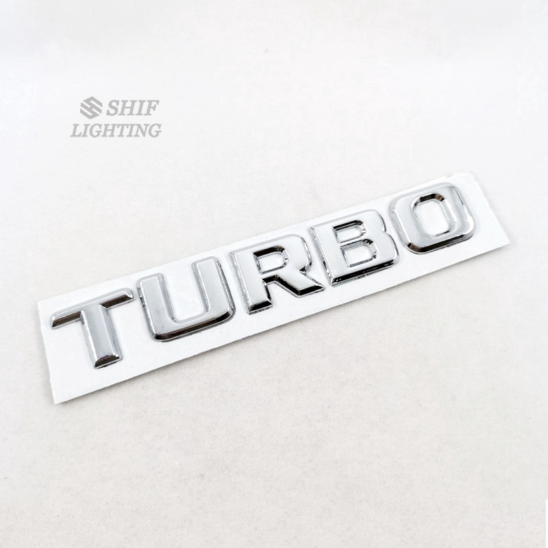 Chữ Turbo Dán Trang Trí Xe Hơi