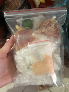 Bánh tráng dẻo muối nhuyễn hành phi