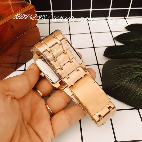 Đồng Hồ Nam POLICE Mặt Vuông 40mm Cá Tính