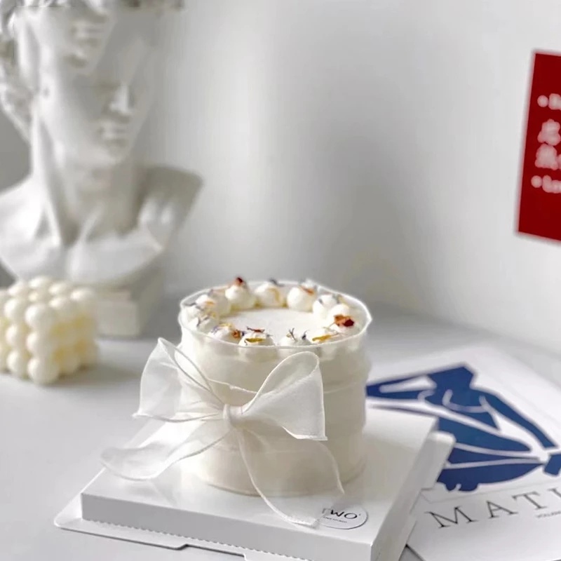 Cuộn Ruy Băng Organza Màu Trơn 40mm Dùng Trang Trí Bó Hoa / Tiệc Cưới DIY