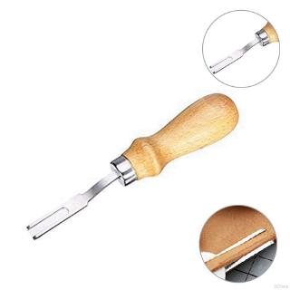 Dùi đục làm đồ da handmade cán gỗ DIY
