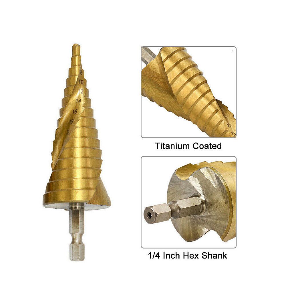 Bộ Mũi Khoan Gỗ Xoắn Ốc HSS 4-12mm 4-20mm 4-32mm