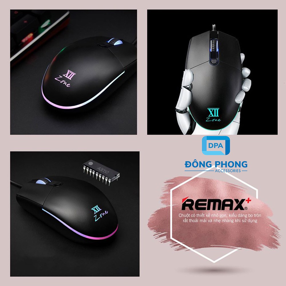 Chuột Máy Tính Gaming Mouse Remax V3500 5000 DPI Chính Hãng