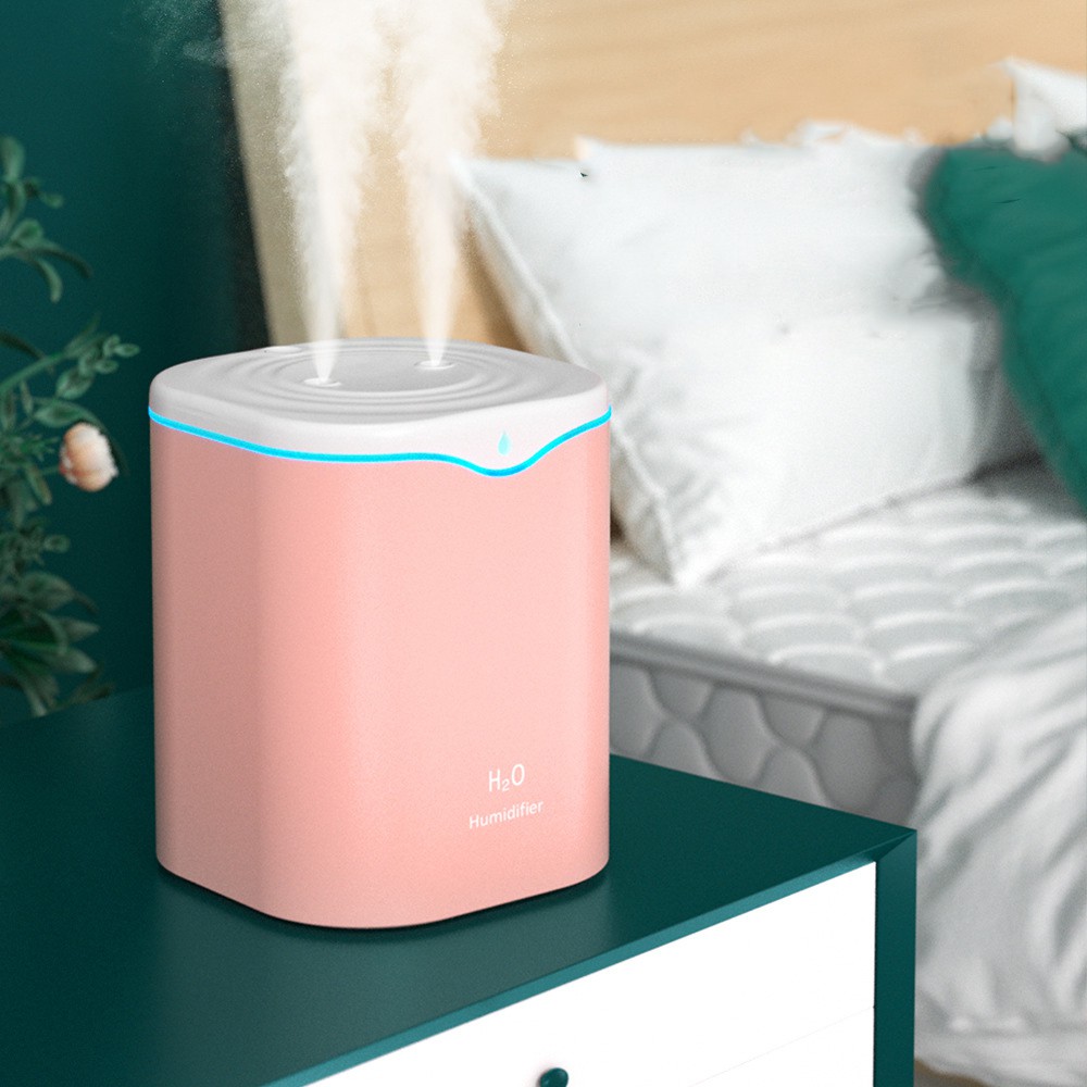 Fnelse Double Spray Humidifier USB Air Purifier 2L