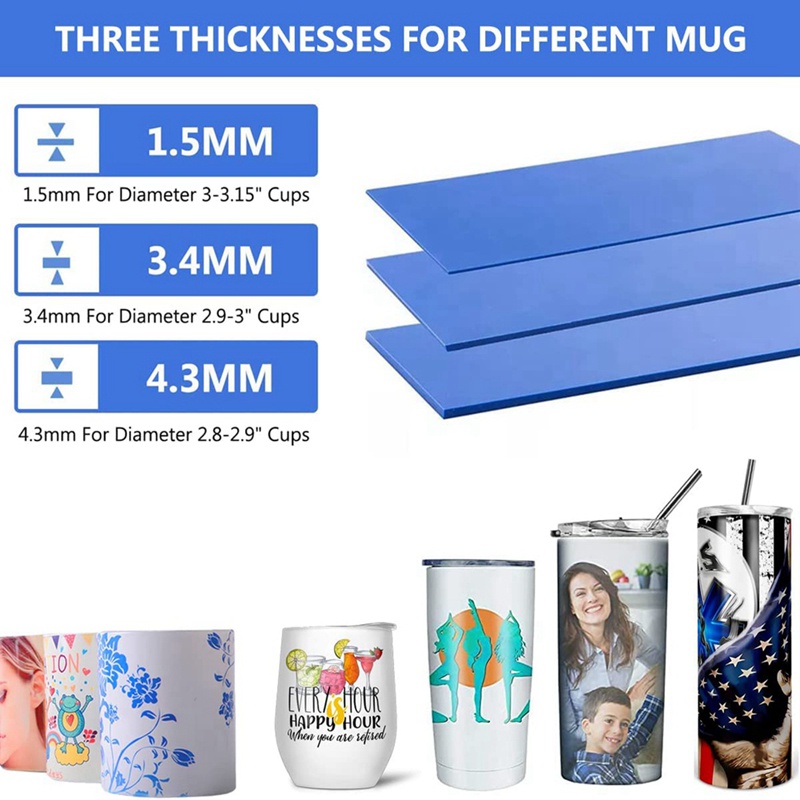 Tấm Bọc Cốc Bằng Silicone Dày Dặn Kèm 3 Miếng Lót Chịu Nhiệt Tiện Dụng