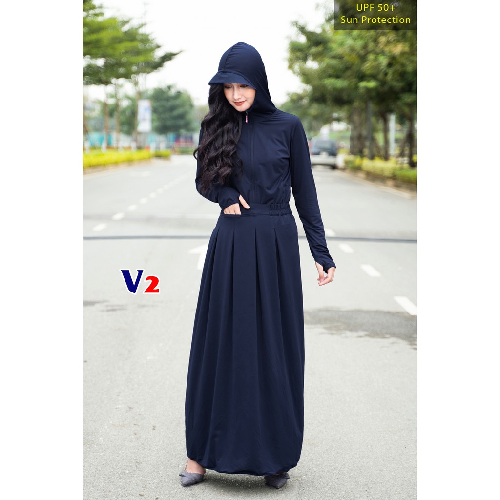 Chân váy chống nắng thun lạnh Nhật bản | BigBuy360 - bigbuy360.vn