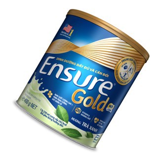 Sữa bột Ensure Gold Abbott hương Vani và Trà Xanh 850g