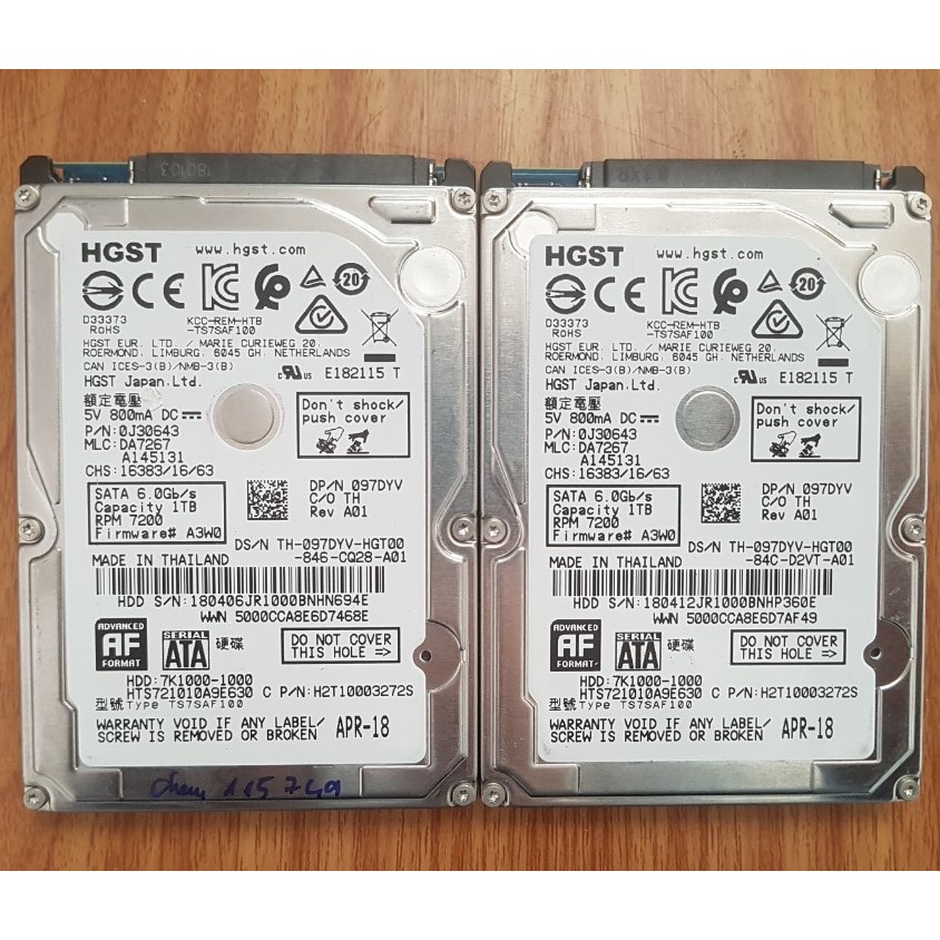 Ổ HDD 2.5'' LAPTOP BÓC MÁY 250G 320G 500G 1T và BOX  new ĐÃ TEST OK BH1T - Hỗ Trợ cài win theo yêu cầu