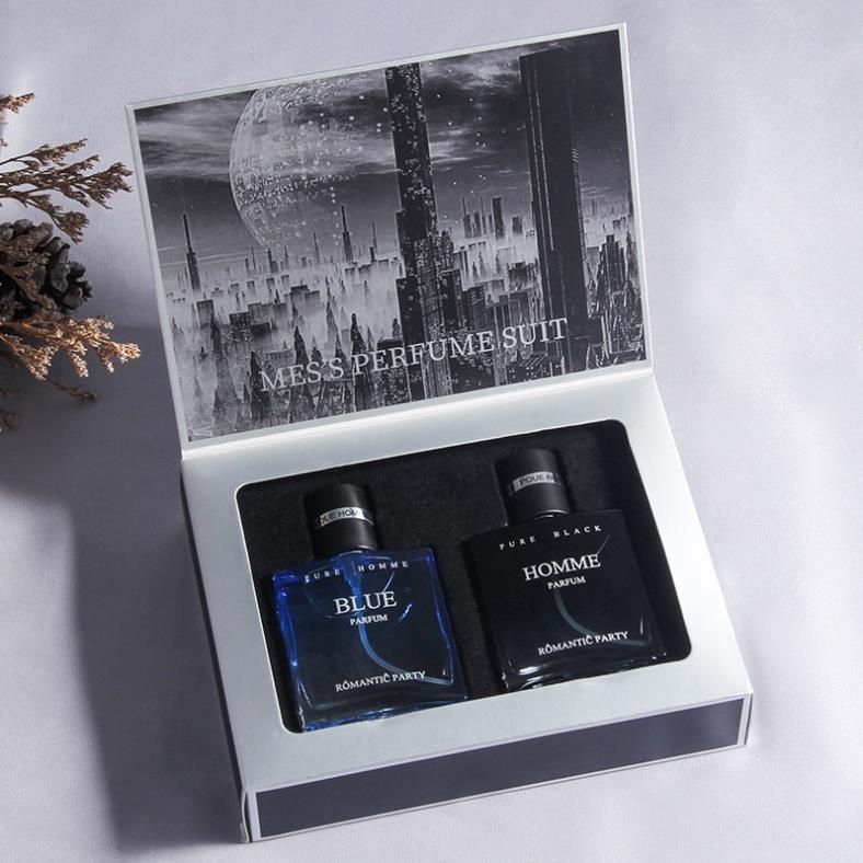 Set 2 chai nước hoa nam Pure Homme và Pure Black 30ml lưu hương lâu, hàng chính hãng cao cấp