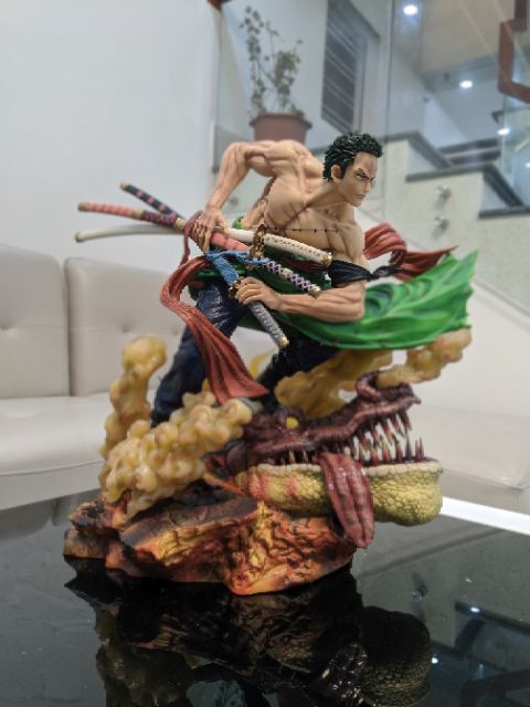 Mô hình Zoro Rồng GK Last Sleep LS tỉ lệ 1/4 hình và video thực tế - Mô hình One Piece