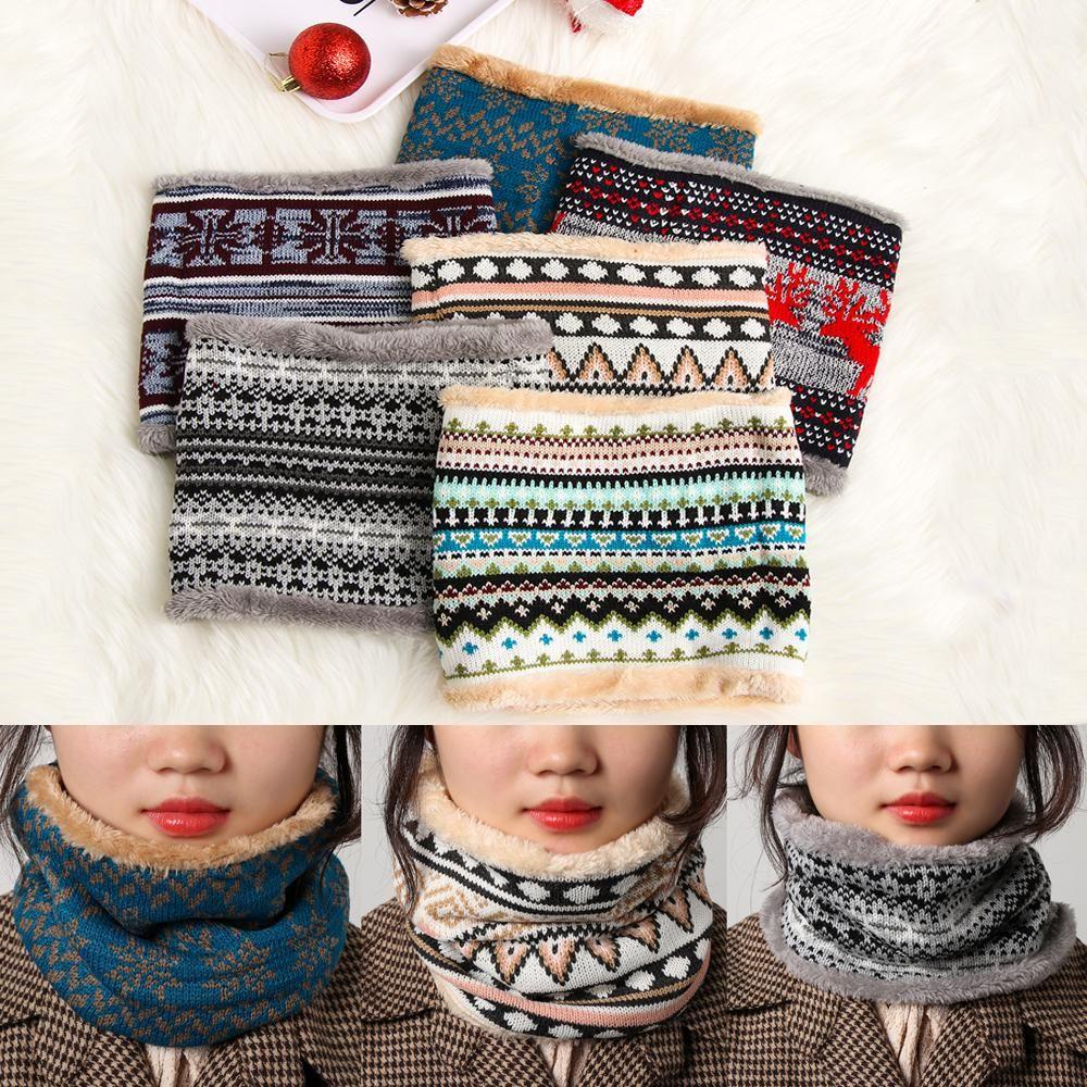HS Khăn Choàng Cổ Dệt Kim Unisex
