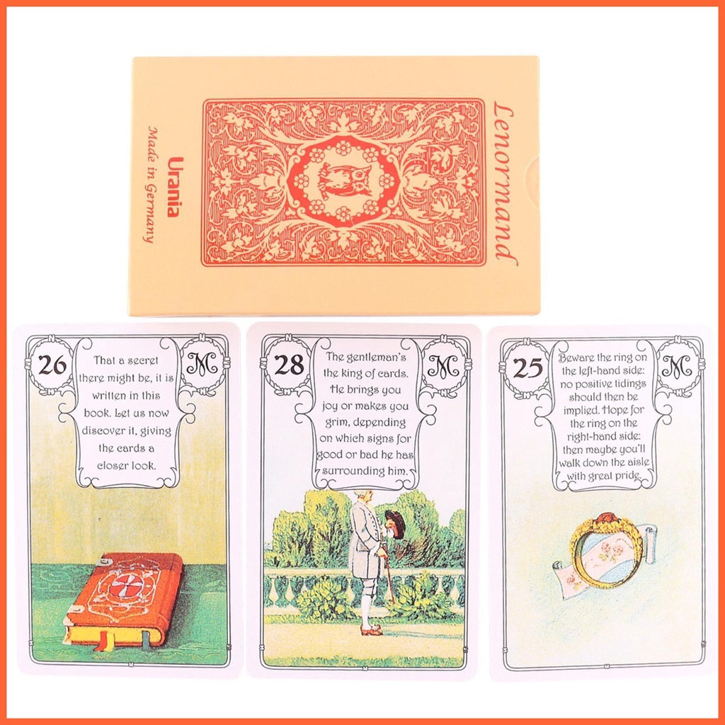 Bộ Bài Tarot Phiên Bản Tiếng Anh Lenormand Urania Oracle