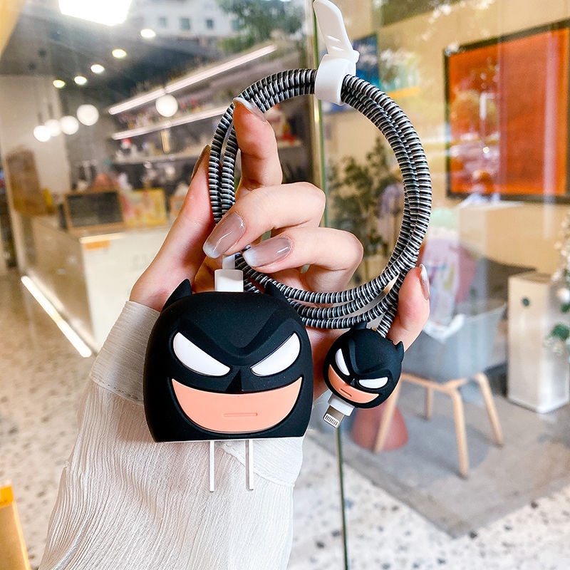 Ốp Điện Thoại Họa Tiết Batman Có Dây Đeo Cho iPhone12 11pro 20w O2VN