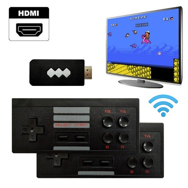 Máy chơi game điện tử 4 nút HDMI không dây Extreme 568 game Retro kết nối TV - Hỗ trợ Plug and Play