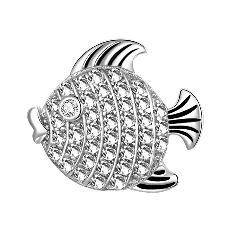 Hạt Xâu Chuỗi Bạc 925 Hình Quả Chanh Dùng Làm Trang Sức DIY