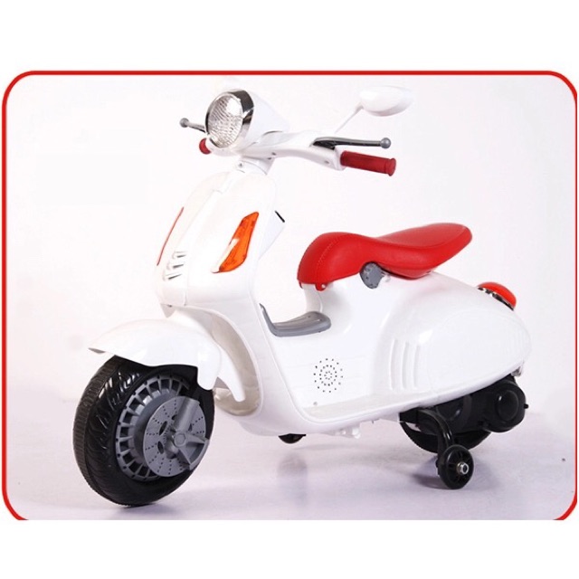 XE MÁY ĐIỆN VESPA BÁNH PHỤ