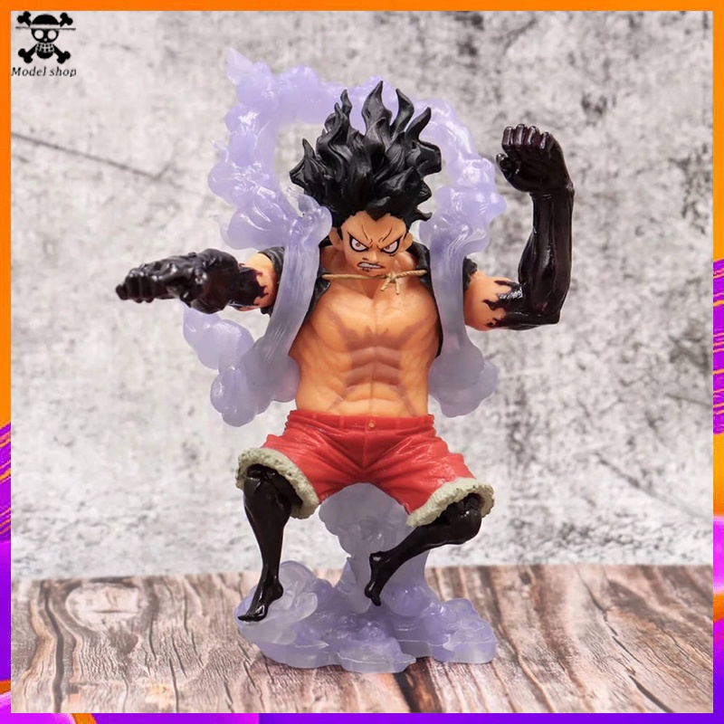 Mô hình One Piece Art King Style Luffy Gear 4th Gear Snake Man Boxed Hand-made