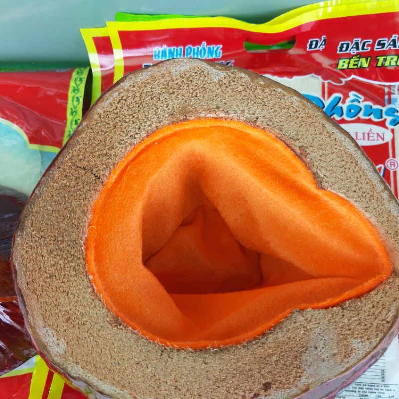 Vỏ trái dừa giữ ấm bình trà