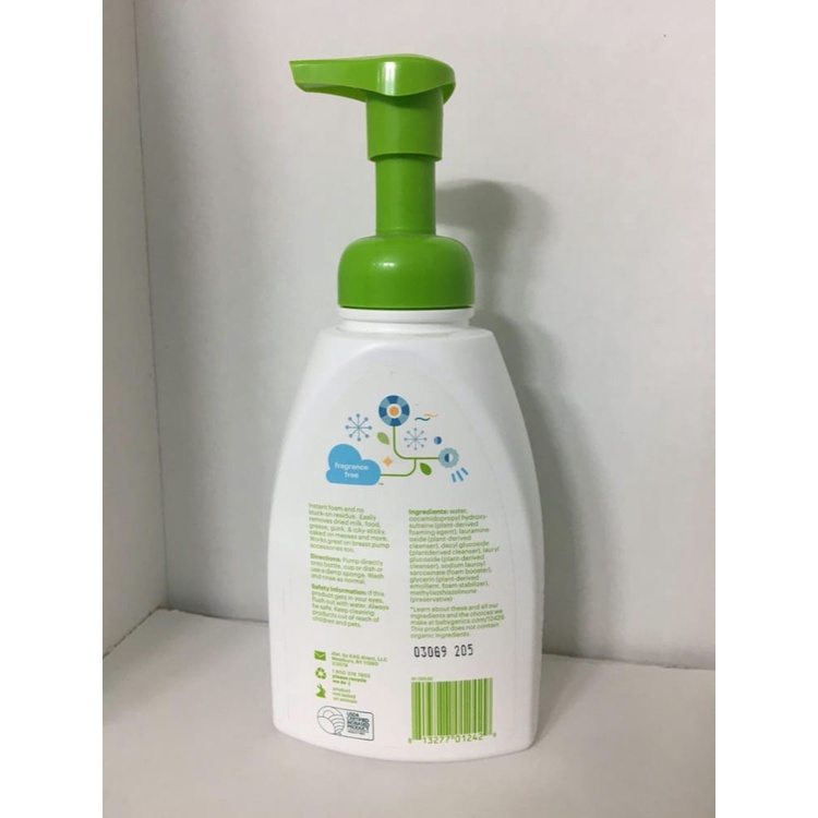 Nước rửa bình sữa Babyganics Chai refill 473ml