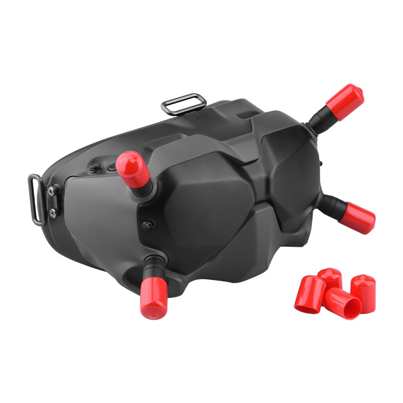 Phụ Kiện DJI FPV đệm lót vành kính v2,vỏ đựng pin đeo sau đầu,chụp bảo vệ 4 dâu ăng ten,đai cố định dây nguồn kính v2.