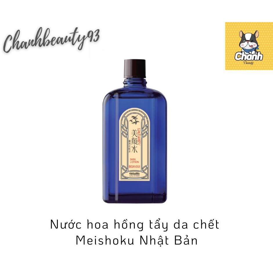 Nước hoa hồng tẩy da chết, giảm mụn MEISHOKU Skin Lotion 90 mL