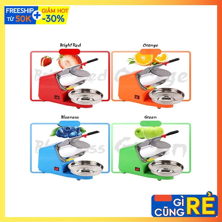Máy Xay Đá Bào 2 Lưỡi Công Suất 300W, Máy Bào Đá Tuyết Mịn