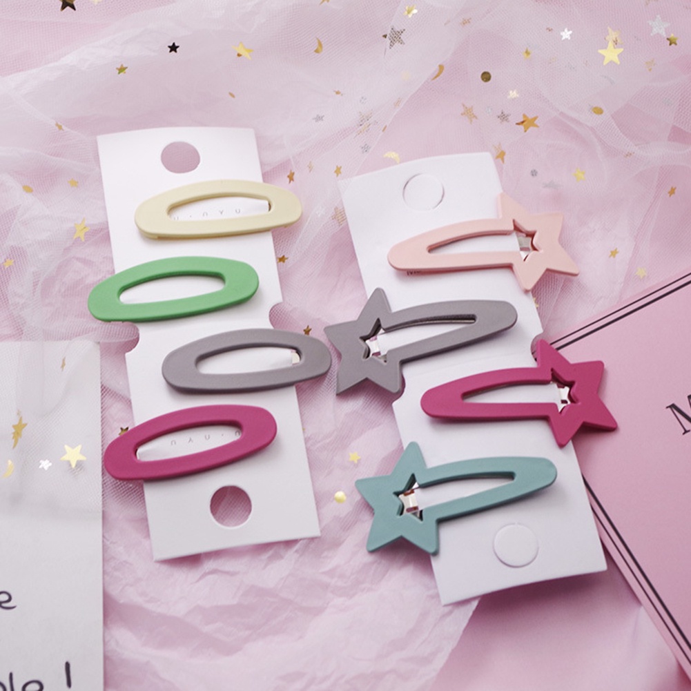 Bộ 4 Kẹp Tóc Màu Kẹo Ngọt