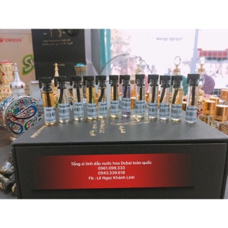 Set tinh dầu Dubai mini 3ml