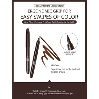 Bút Kẻ Mắt 3CE Easy Pen Eye Liner